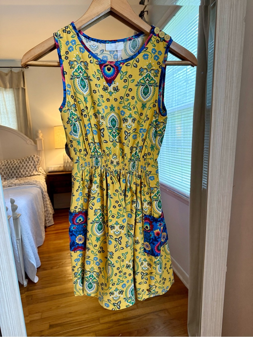 Girl’s Matilda Jane Daisy Chain Sleeveless Yellow Floral Dress